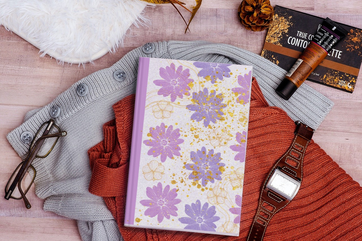 Floral Pattern Journal Template, a Magazine Template by Manifesto Design Gallery (Photo 4 of 4)