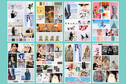 15 Pinterest Mood Board Templates V2, a Social Media Template by Creativetacos (Thumbnail 2 of 5)