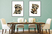 Whimsical Fall Autumn Animals PNG, a Seasonal Illustration by Canvas Craft (Thumbnail 7 of 10)