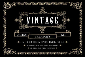 Vintage Ornament Design Creators Kit