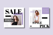Fashion Social Media Post, a Social Media Template by MightyDesign (Thumbnail 2 of 7)