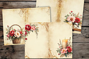 Romantic Roses Junk Journal Pages, a Decorative Illustration by GalaDesign03 (Thumbnail 3 of 6)