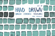 Hand drawn brush stroke textures, a Texture Graphic by Daria Maier (Thumbnail 5 of 10)