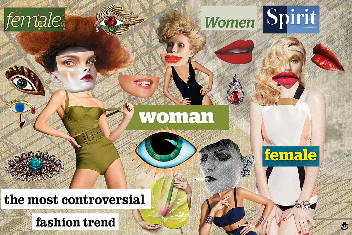 Woman collage, a Person Illustration by Olillia (Photo 1 of 4)