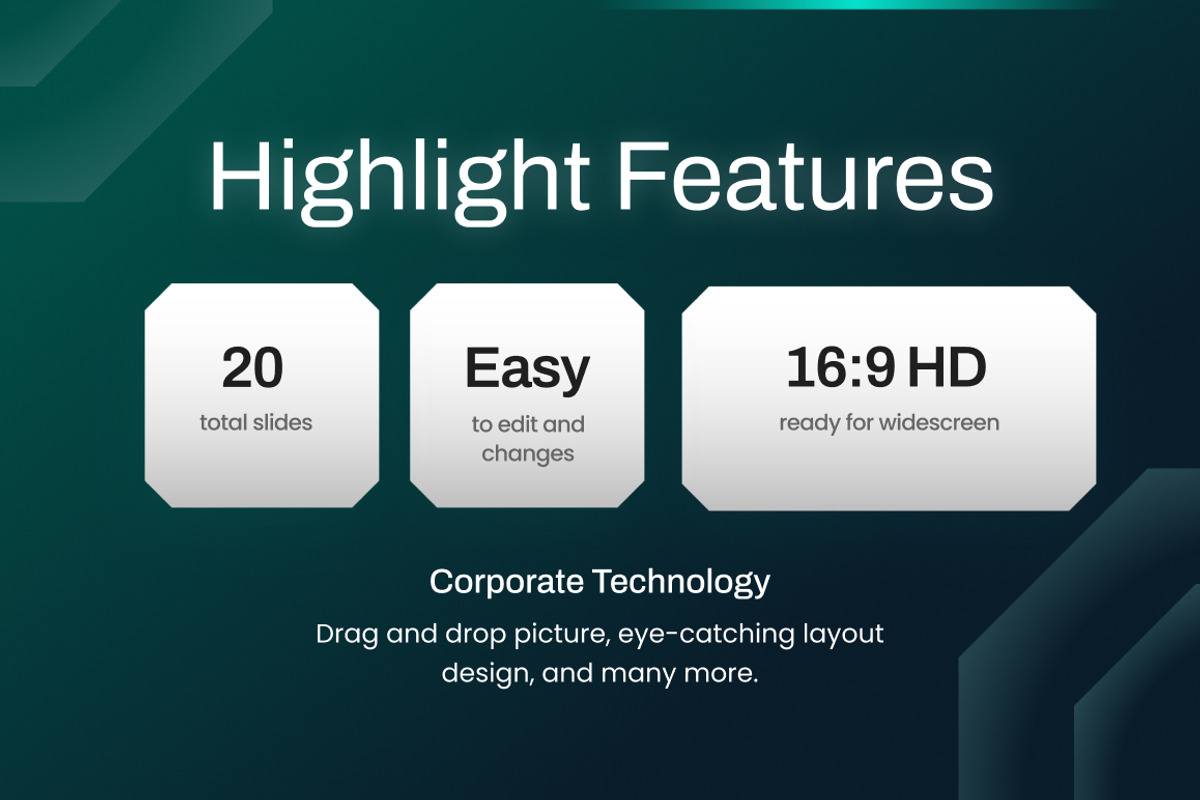 Corporate Technology PowerPoint, a Presentation Template by Loin Studio (Photo 2 of 4)