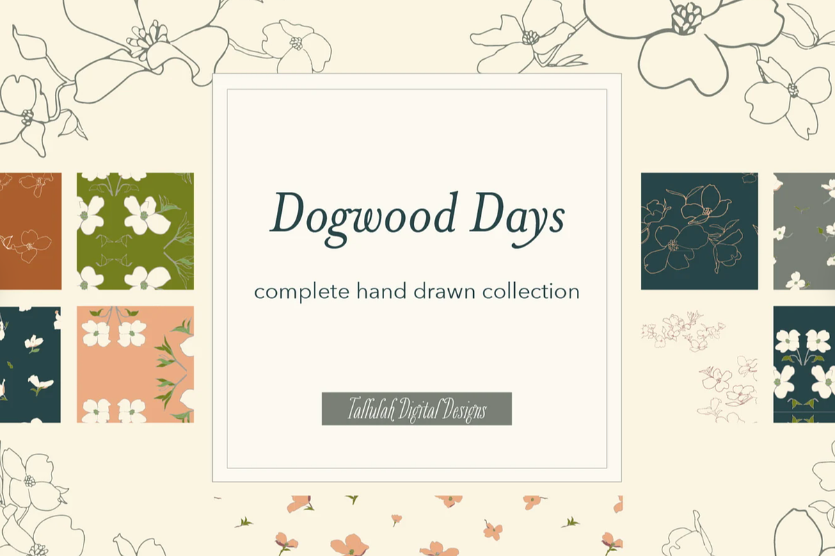 Dogwood Days Complete Collection, an Illustration by Tallulah Digital Designs (Photo 1 of 6)