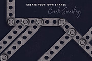 Construction Kit 3D Lettering, a Background Graphic by TVartworks (Thumbnail 6 of 14)