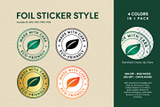 Eco Friendly Badge Sticker Set Vecto, an Object Graphic by DesignerCandies (Thumbnail 6 of 9)
