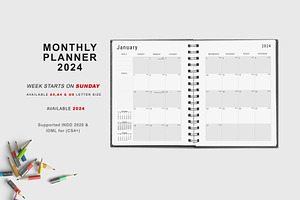 2024 Sunday Starts Planner