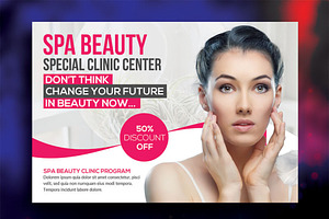 Spa Beauty Postcard Template