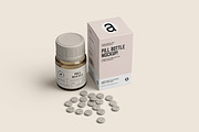 Pills Bottle Mockup, a Cups & Container Mockup by Ataku Design (Thumbnail 5 of 6)