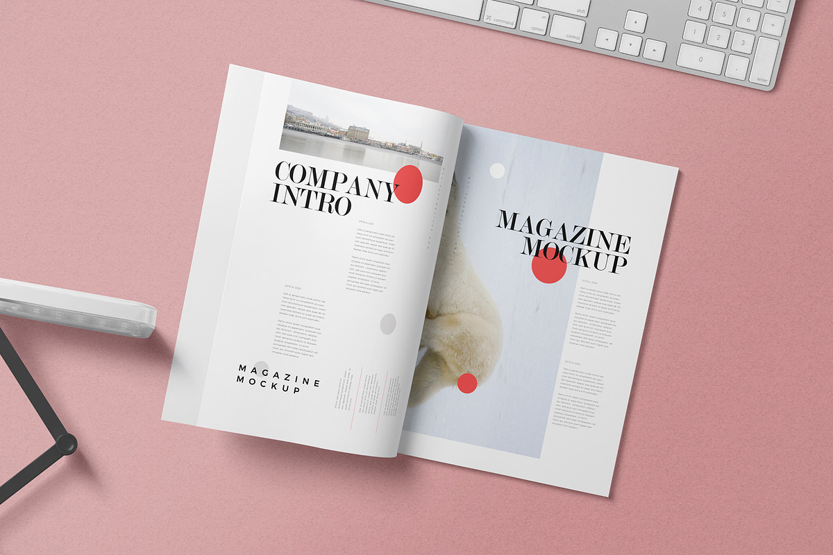 A4 Magazine Mockups, a Books & Magazine Mockup by ZippyPixels