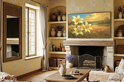 Golden Sunset Lily Painting, a Background Graphic by Floraphoria (Thumbnail 7 of 10)