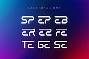 Sporfez - Futuristic Techno Font, a Sans Serif Font by Iqsiart Studio (Thumbnail 6 of 7)