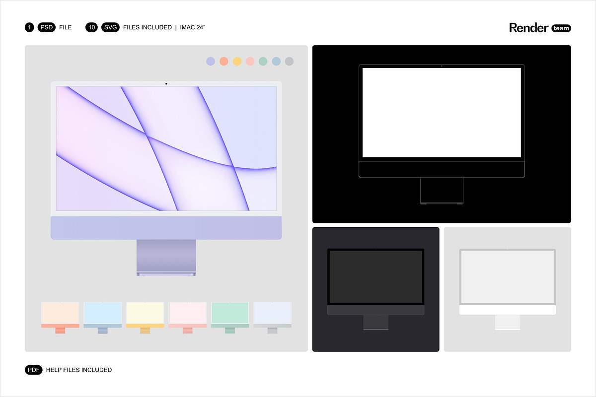 Apple Devices Mockup Bundle, an iPhone Mockup by Renderteam (Photo 12 of 20)