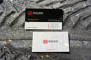 nuclear business card, a Business Card Template by Indigo Graphic Shop (Thumbnail 2 of 4)