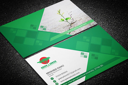 Agricultural Business Card, a Business Card Template by DesignGhar