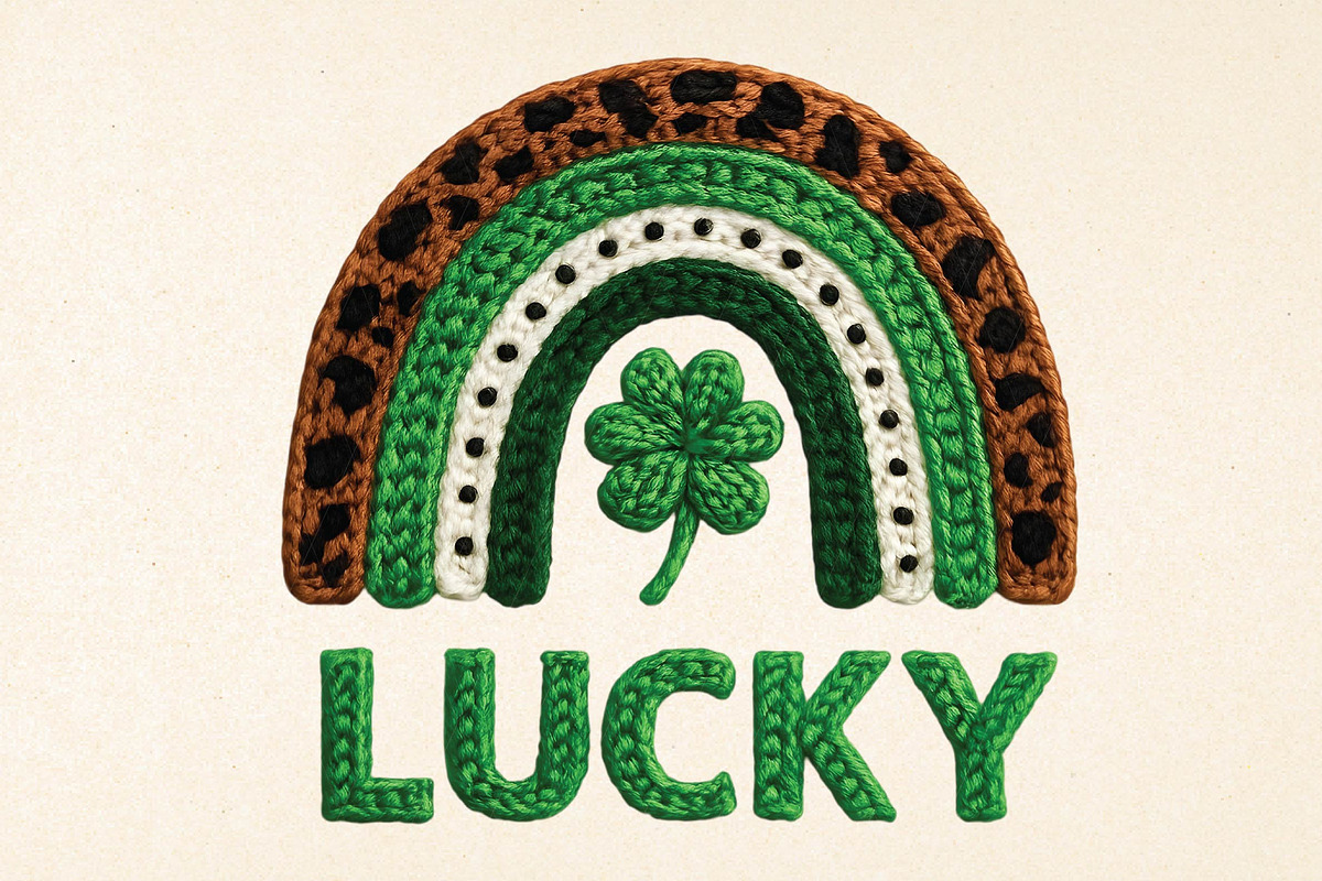 St. Patrick's Day Lucky Rainbow Png, an Illustration by DreamPrint404 (Photo 1 of 6)