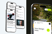 Premium iPhone Screen Mockup Bundle, an iPhone Mockup by graphypix (Thumbnail 4 of 14)