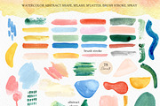 Watercolor Abstract Christmas, an Animal Illustration by AnnaTkachi (Thumbnail 4 of 12)