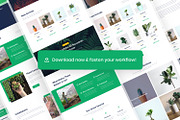 Plants Ecommerce Website Template, an UI Kit Template by Kreativ Space (Thumbnail 5 of 5)