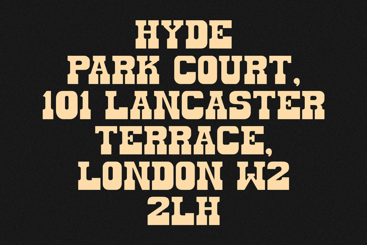 GF Western - Bold Slab Serif Font, a Slab Serif Font by GroovyFontCo (Photo 8 of 10)