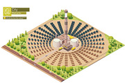 Isometric city map elements, an Object Graphic by tele52 (Thumbnail 64 of 72)
