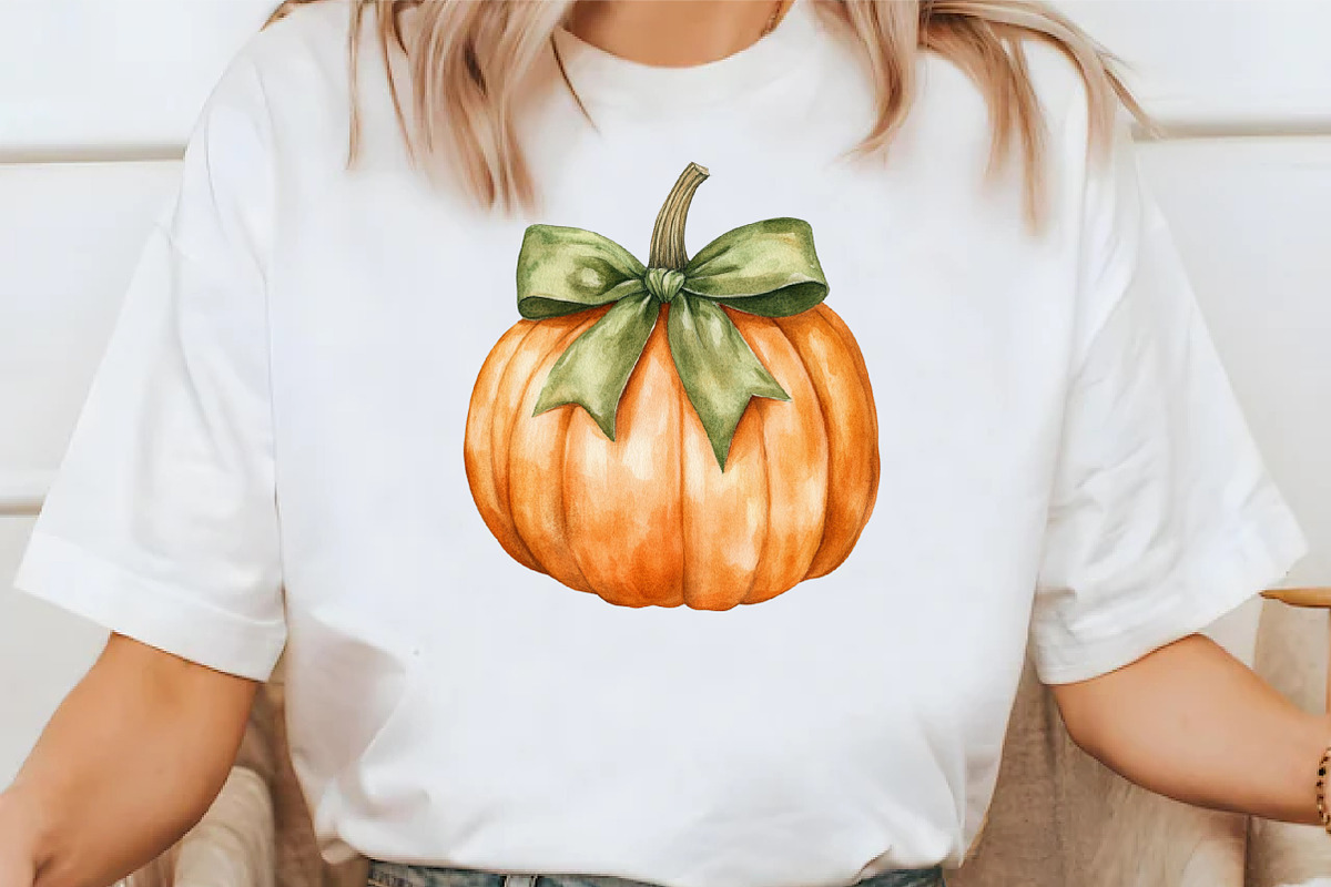 Pumpkins Watercolor PNG, an Illustration by Libby Wishes (Photo 3 of 7)