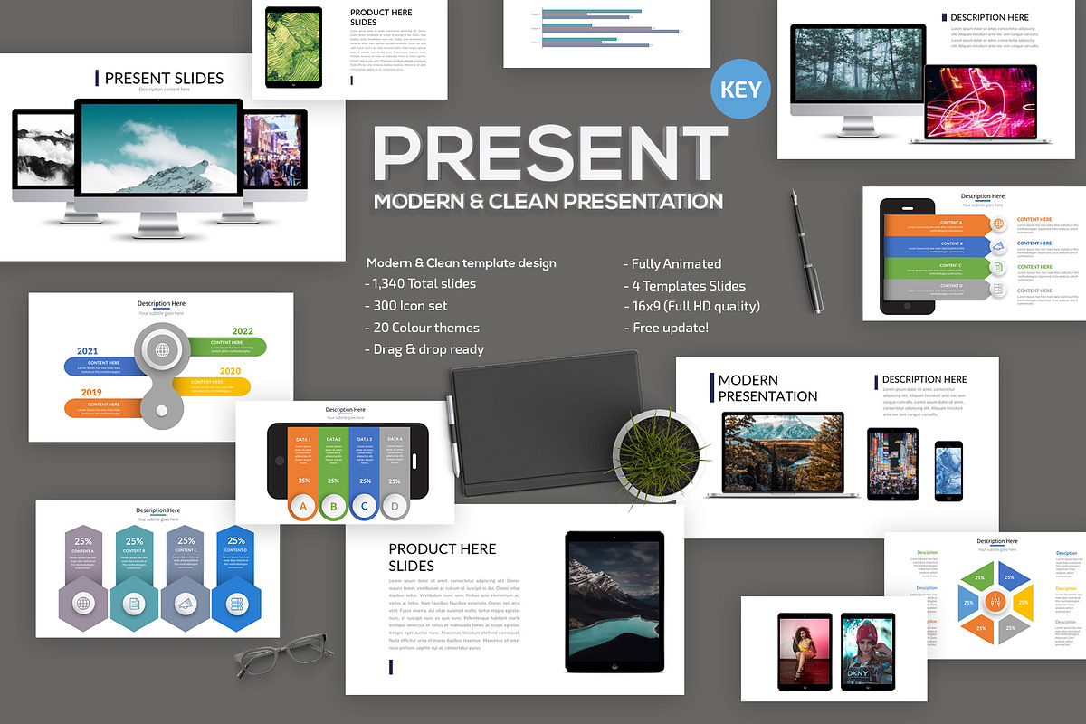 Present Keynote Presentation, a Presentation Template by Graphicgo (Photo 1 of 14)