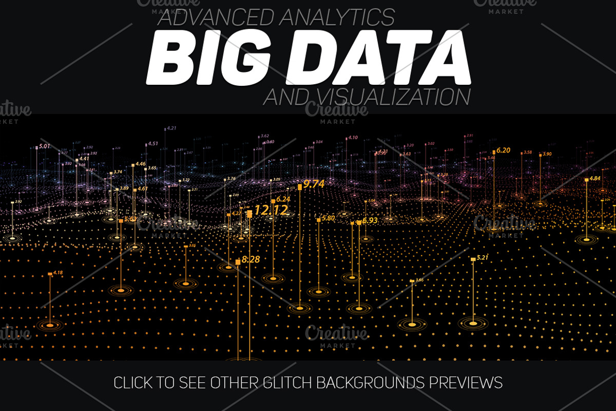 Big Data Abstract Backgrounds Part 2, an Object Graphic by GarryKillian (Photo 4 of 5)