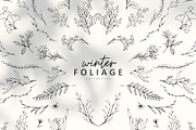 Winter Foliage collection, a Decorative Illustration by Merfin (Thumbnail 14 of 14)