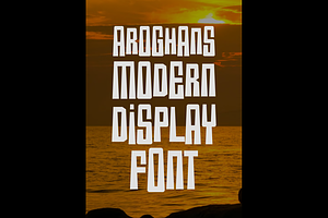 Aroghans Font