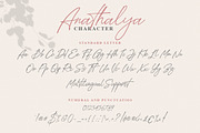 Anathalya Script Font, a Script Font by nizarbagasm (Thumbnail 6 of 8)