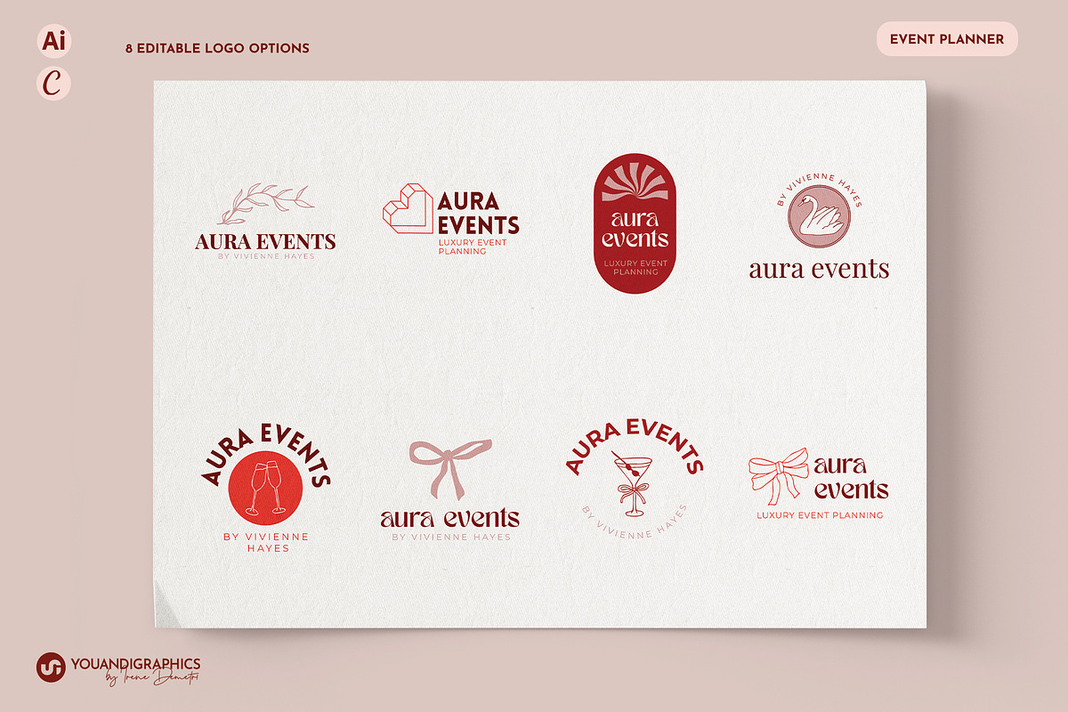 Branding Kit - Event Planner, a Graphic by Youandigraphics (Photo 12 of 13)