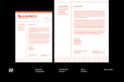 Red Minimal Letterhead, a Stationery Template by Neermana (Thumbnail 1 of 4)