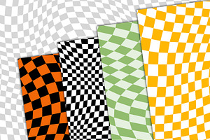 Groovy Checkered Background