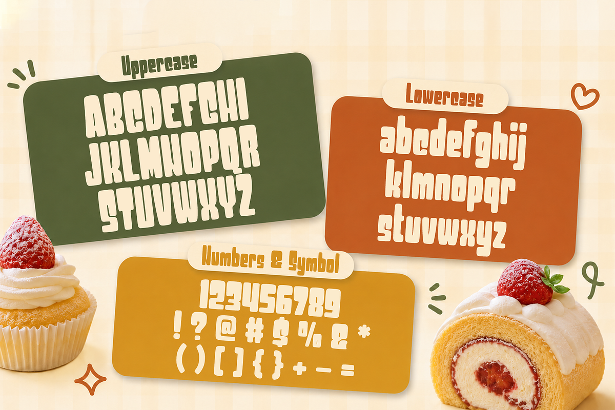 Bouncy Mochi Bold Font, a Handwritten Font by cocodesign (Photo 5 of 9)
