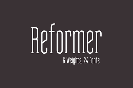 Reformer Font