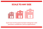 Healthcare Icons, an Outline Icon by Tekuni (Thumbnail 5 of 8)