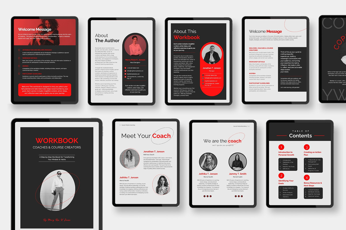 110 pages Ebook & Workbook Canva, a Magazine Template by TheBrightGrap (Photo 6 of 17)