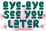 Bullet Stone – Bubble Display Font, a Handwritten Font by Almarkhatype (Thumbnail 11 of 11)