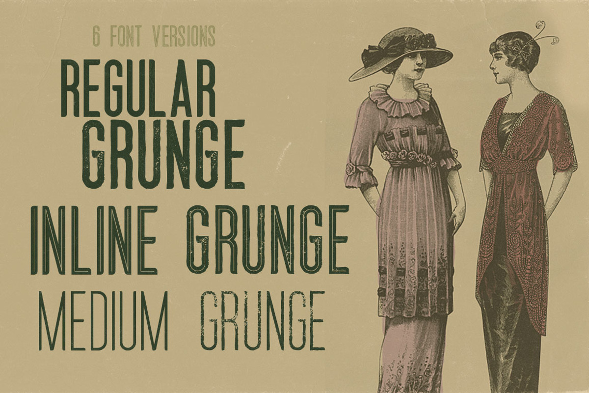 Ruas - Vintage Style Font preview 2