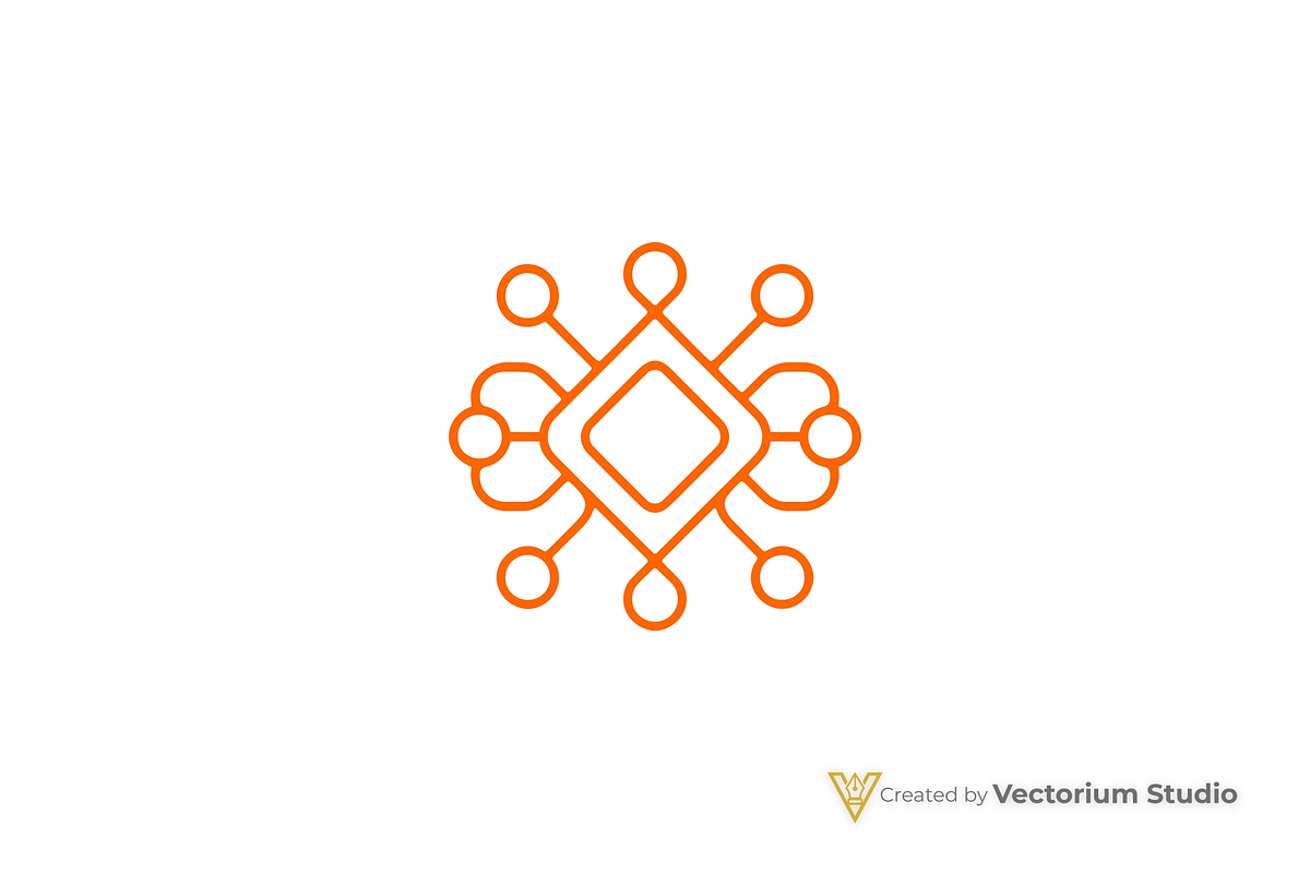 Diamond Network Abstract Logo, a Branding & Logo Template by Vectorium Studio (Photo 13 of 16)