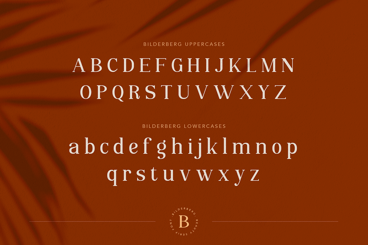 Bilderberg Beauty Serif Font preview 8