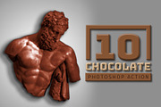 10 Chocolate Photoshop Actions, an Action Add-On by yantodesign (Thumbnail 2 of 6)