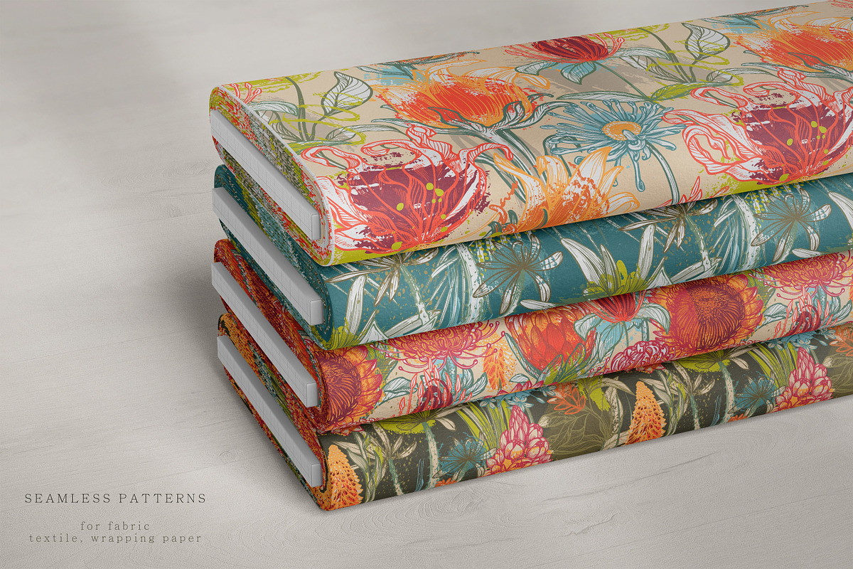 Large vector bundle. Floral Abstract, a Pattern Graphic by Molly art (Photo 14 of 48)