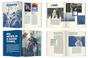 BlueFox - A5 mini magazine template, a Magazine Template by IndieStock (Thumbnail 3 of 8)