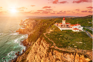 View of the Cabo da Roca Lighthouse, a Nature Photo by Nature and travel