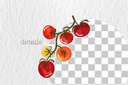 Oil Pastel Whimsical Tomatoes Set, a Food Illustration by Oleksandra Illustrates (Thumbnail 6 of 16)