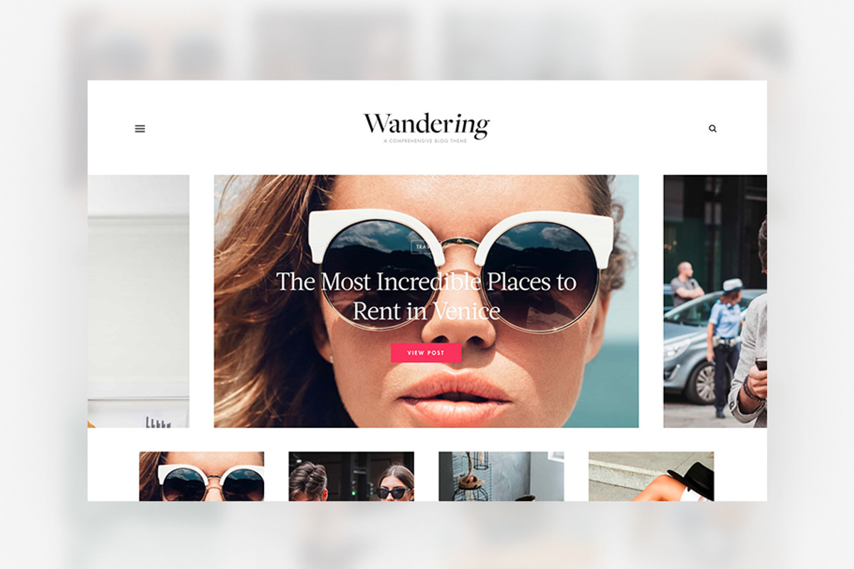 Wandering - A Comprehensive Blog, a WordPress Template by Unstack (Photo 3 of 3)